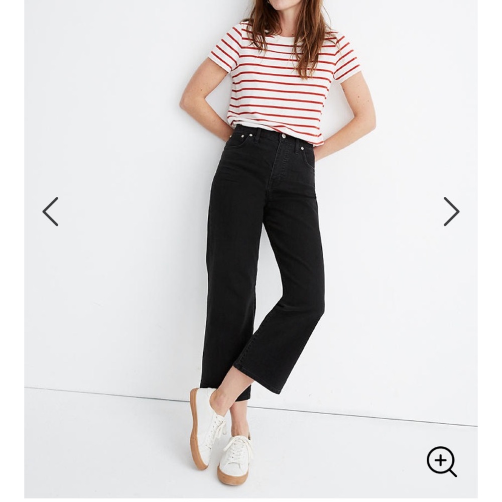Madewell Wide Leg Crop Jeans